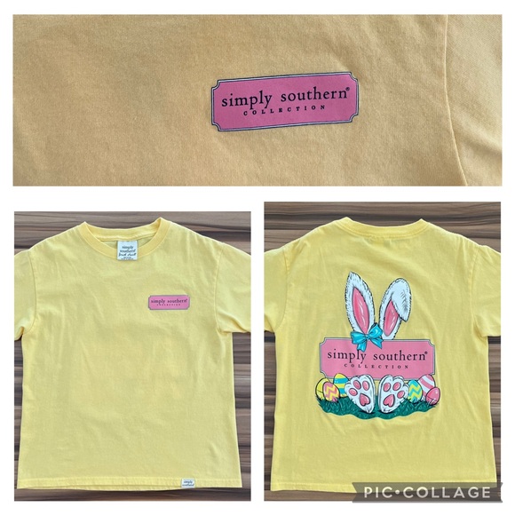 Girls Clothes 5 Piece Bundle Simply Southern Tees Size Youth Small 6-8 - Picture 6 of 11